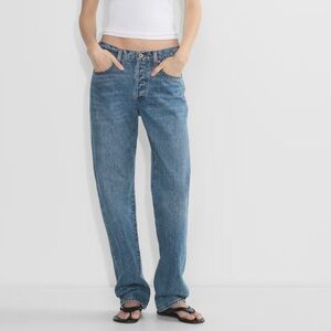 Aritzia denim forum 90s vintage super low rise slouchy jeans